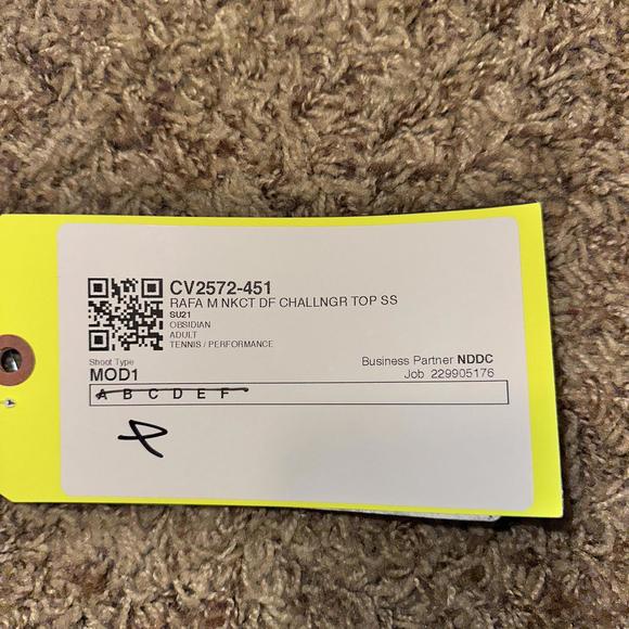 Nike Rafa Challenger Men's Tennis Top Obsidian/White Sample - Picture 8 of 9